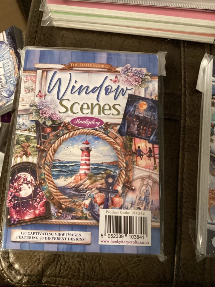 The Little Book of Window Scenes 20 Designs Hunkydory Crafts 120 PgsCardmaking - Image 1 of 1