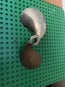 Michigan Propeller Bronze Two-Bladed Propeller Arrow Logo Gd Rapids Mich Shown - Picture 1 of 17