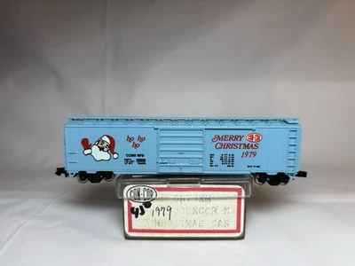 N Scale 1979 Con-Cor MERRY CHRISTMAS Single Door 50' Box Car - Image 1 of 4