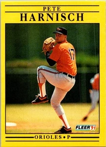 1991 Fleer #474a Pete Harnisch - Picture 1 of 2