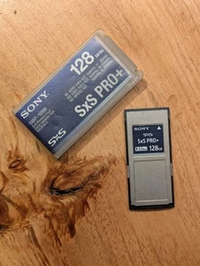 Sony SBP128D 128GB SxS Pro+ D-Series Memory Card - Picture 1 of 2