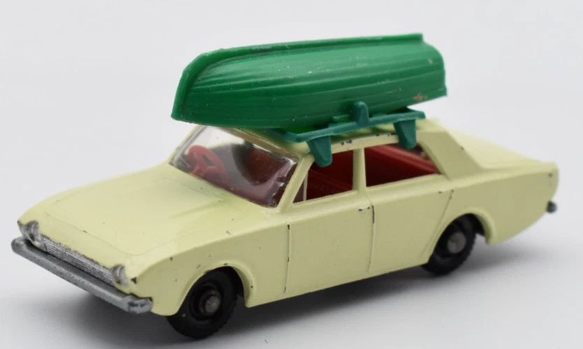 Matchbox Ruote Regolari 1-75 #45 Ford Corsair, base grigio argento. Lesney... - Immagine 1 di 4