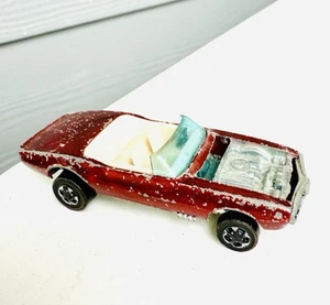 Hot Wheels Redline 1967 Custom Firebird HK Red w White Interior Pontiac Car - Picture 1 of 6