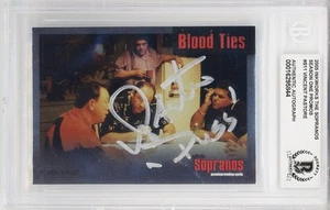 Tarjeta de TV 2005 -SOPRANOS- VINCENT PASTORE Beckett firmada/autógrafo/automática INKWORKS - Imagen 1 de 1