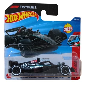 Hot Wheels 2025 F1 Mercedes-Amg Petronas Formula 1 Short Card Free Protector - Picture 1 of 13