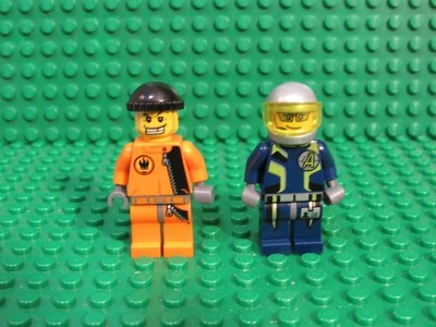 Lot 2 Lego Agent Minifigures Agent Fuse + Henchman 8630 Villain Bad Guy FH68 - Image 1 of 3