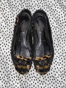 Louis Vuitton Leopard Print Tassel Loafers 38 - Picture 1 of 5