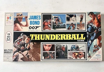 Juego de mesa Thunderball 1965 sin perforar con celofán James Bond casi como nuevo Foto 1 de 4