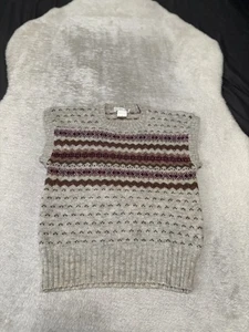 Vintage Davidson Road Shetland Wool Fair Isle Damen Small Weste Pullover - Bild 1 von 5