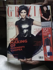 REVISTA GRAZIA AGOSTO 2012 PÁGINAS 180 LA FABRICACIÓN DE PARINEETI CHOPRA, ETC - Imagen 1 de 5