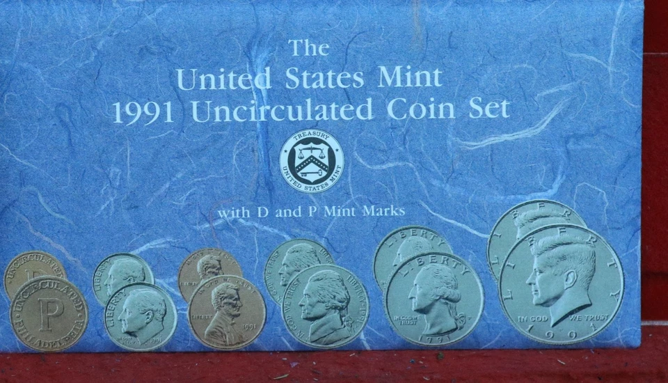 Uncirculated 1991 U.S. Mint Set P & D Mint - Image 1 of 1