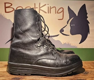 Botas de Motocicleta - Super Resistentes Motociclista Suiza M90 Negro Ejército Combate Reino Unido 12 #2356 - Imagen 1 de 10