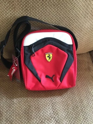 Bolso Mensajero Portátil Puma Ferrari SF Rojo Nuevo con Etiquetas Foto 1 de 3