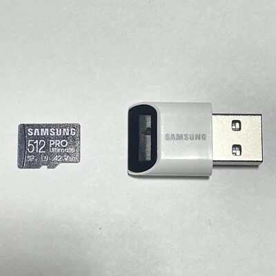 Saumsung PRO Ultimate 512GB microSDXC with USB 3.0 Reader MB-MY512SB/AM - Image 1 of 2