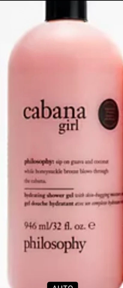 Philosophy Cabana Girl Guava Coconut Shampoo Bath & Shower Gel 32oz New NO PUMP - Image 1 of 1