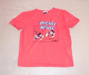 Disney Mickey & Minnie Mouse Red Kids T-Shirt Youth Size Small - Picture 1 of 5