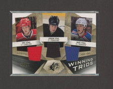 2008-09 SPx Winning Trios Jersey #SSS Eric Staal/Jordan Staal/Marc Staal /99