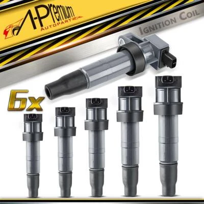 6 x Engine Ignition Coils For Hyundai Santa Fe 2007-2018 Azera Sonata Kia Sedona - Image 1 of 4