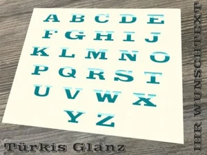 Wunschtext Sticker Tuning Emblem Schriftzug Autoaufkleber Modellbezeichnung - Picture 1 of 2