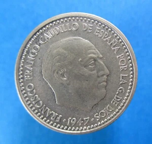 SPAIN PESETA FRANCO 1947 (52) KM 775 #170# - Picture 1 of 3