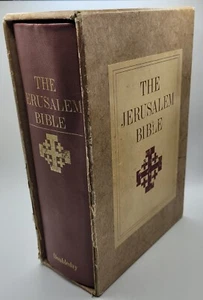 The Jerusalem Bible Doubleday 1966 Special Edition Apocrypha HC & Slipcase - Picture 1 of 22