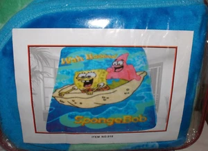 Spongebob, superweiche Nerz Babydecke in einer Tasche 45 x 55 - NEU LAGERBESTAND - KOSTENLOSER VERSAND - Bild 1 von 3