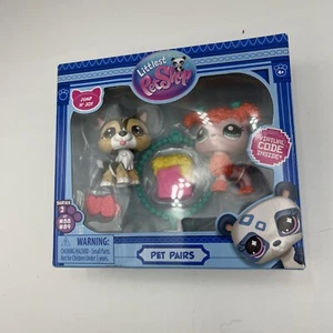 Pares de mascotas Littlest Pet Shop JUMP N JOY - #88 Sheltie y #89 Coral Poodle - G7 LPS - Imagen 1 de 2