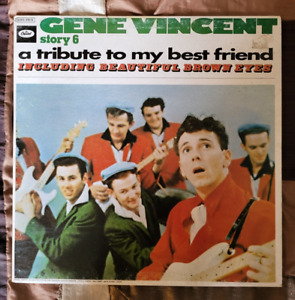 LP 33T  Gene Vincent Story 6 A Tribute To My Best Friend / 1978 France (VG+/EX+)