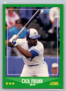 1988 Score Cecil Fielder #399 - Picture 1 of 2
