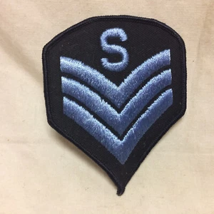 Patch Badge Sergeant "S" Rank Specialist Cheesecloth Back Variant - Picture 1 of 5