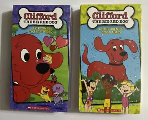 NEW/SEALED 2 Clifford The Big Red Dog VHS Tapes. 4 stories on each tape. - Picture 1 of 8