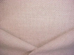 1Y Colefax & Fowler F4726 Tristram Beige Cream Wool Zig Zag Upholstery Fabric - Picture 1 of 4