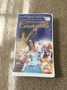 Cinderella VHS Movie Brandy Whitney Houston Jason Alexander - Picture 1 of 11