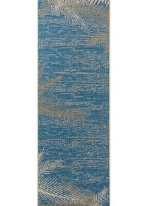 Couristan Monaco Tropical Palms Indoor/Outdoor Area Rug, 2'3" x 11'9" Runner,... - Picture 1 of 4