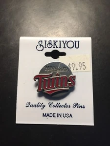 MINNESOTA TWINS Pin de coleccionista de peltre fino - Imagen 1 de 1