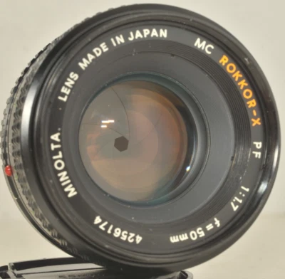 Minolta MC Rokkor-X PF 50mm f1.7 Lens for MD - Image 1 of 4