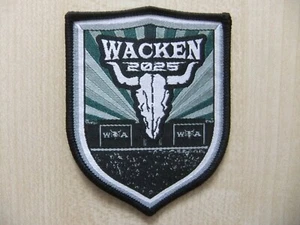 Wacken 2025 Logo Aufnäher Patch Guns N´Roses Machine Head W.A.S.P. Saxon Gojira - Picture 1 of 1