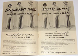 VINTAGE 1948 WOMEN'S LINGERIE CATALOG! NYLON STOCKINGS/PANTIES/GIRDLES/SLIPS++! - Picture 1 of 16