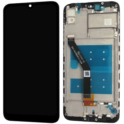 Huawei Y6 2019 | Komplettes LCD Display Schwarz Bildschirm mit Rahmen | MRD-LX1