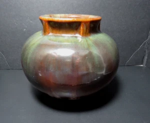 Fulper American Art Pottery Bulbous Vase Early Arts & Crafts - Bild 1 von 12