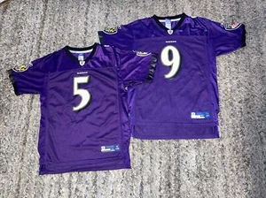 Baltimore Ravens Reebok Jersey Steve McNair / Joe Flacco Youth XL NFL Rare Lot - Picture 1 of 23