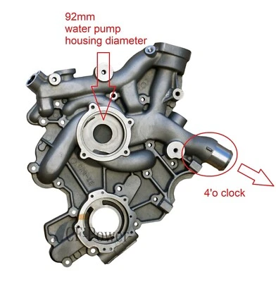 Cubierta delantera/tiempo de calidad totalmente nueva para Ford 6.0 (92 mm) serie F de 2003-04 principios Foto 1 de 4