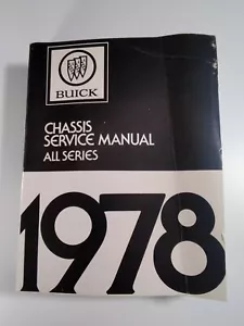 Buick Service Manual Vintage 1978 Original Chassis alle Serien riesige Info GM USA - Bild 1 von 12