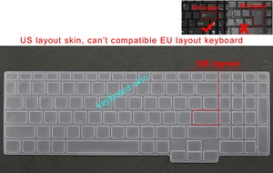 US Keyboard Skin For lenovo ThinkBook 16p G2 ACH 20YM,16p G3 ARH 21EK,16p Gen 2 - Picture 1 of 7