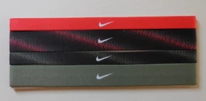 Nike Headbands Assorted Printed 4PK Adult Unisex Multicolor - Picture 1 of 3