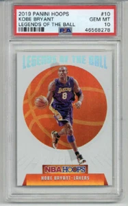 2019 Panini Hoops Legends of the Ball #10 Kobe Bryant Lakers PSA 10 RARE - Bild 1 von 2
