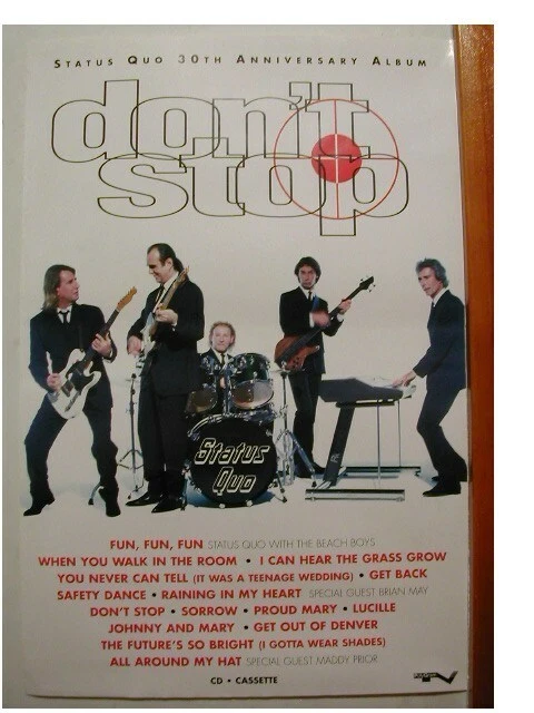 Status Quo Promo Poster - Image 1 of 1