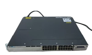 Cisco Anatel TNY-WS3750X-3560X (A) 24-Ports Switch w/ Power Cord - Picture 1 of 10