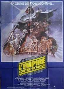 THE EMPIRE STRIKES BACK - STAR WARS / LUCAS - ORIGINAL GROSSES FRANZÖSISCHES FILMPLAKAT - Bild 1 von 1