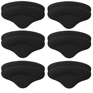 6 Pairs Heel Pads Heel Grips Liner for Loose Shoes, Heel Cushion Pads Heel In... - Picture 1 of 6